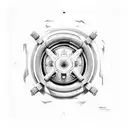 subwoofer tattoo design idea