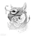 subwoofer tattoo design idea