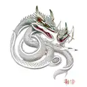  Reyquaza and Giratina tattoo design idea