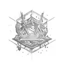 destruction alchemy tattoo design idea