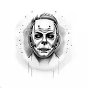  michael myers tattoo design idea