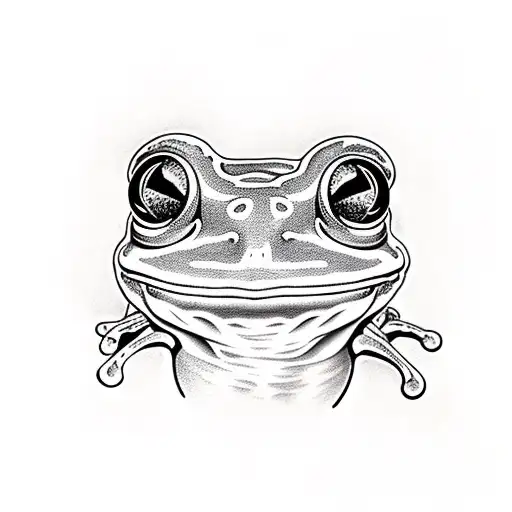 tree frog  tattoo design idea
