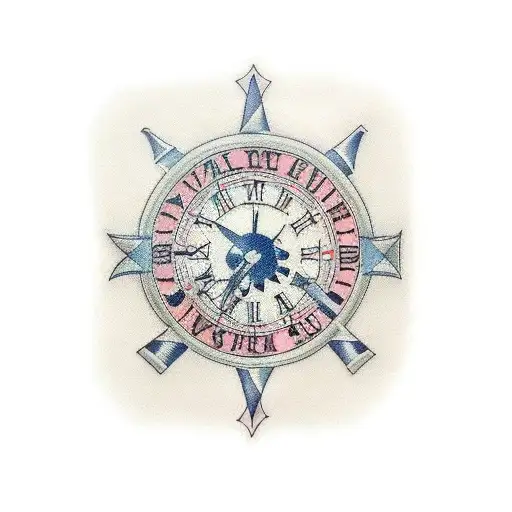 9-1-70 roman numerals tattoo design idea