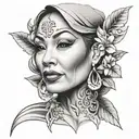 Aunty Kim tattoo design idea