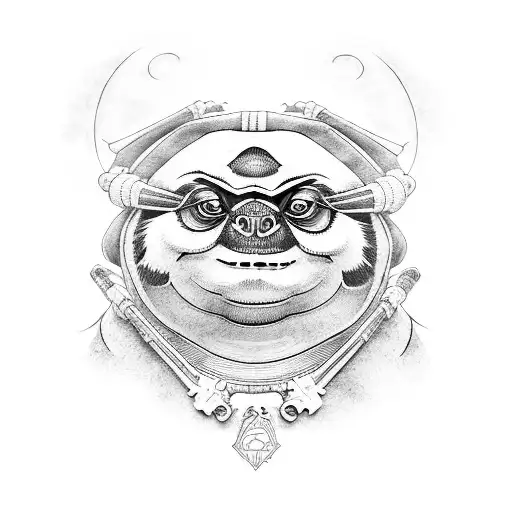 master oogway  tattoo design idea