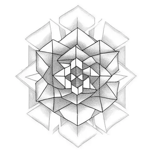 left forearm tattoo geometric, minimalist.   From the wrist to the elbow include rose, tree, triangle, smoke, beauty, li tattoo design idea