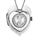 A heart-shaped locket with Ashton and Anthony's initials tattoo design idea