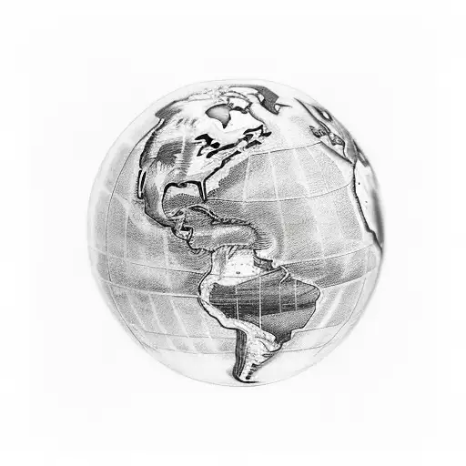 roman soildger in the atlas pose holding up the world  tattoo design idea