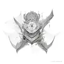 aerial silk tattoo design idea