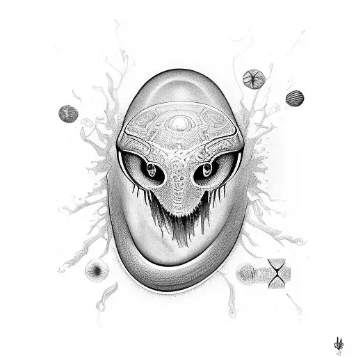 jelly fish  tattoo design idea