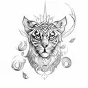 create a tattoo based on hungarians and based on Hungary tattoo design idea