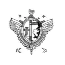 Greek loyalty tattoo design idea