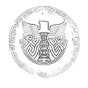 Greek loyalty tattoo design idea