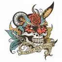 name that says aiden tattoo design idea