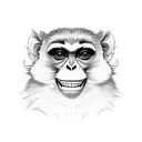 tattoo with front end of a Porsche 911 and the passenger is a monkey while the driver is a racoon. tattoo design idea