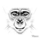 tattoo with front end of a Porsche 911 and the passenger is a monkey while the driver is a racoon. tattoo design idea