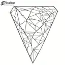 broken glass shards tattoo design idea