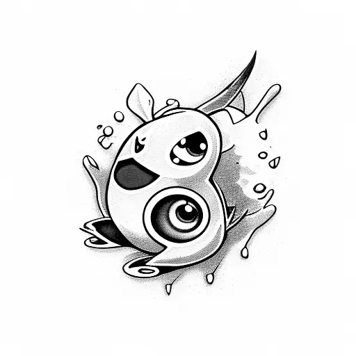 sobble pokemon tattoo design idea