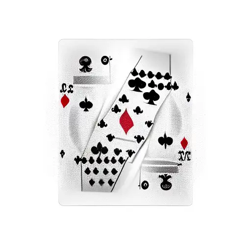 gambling money drugs cards roulette tattoo design idea