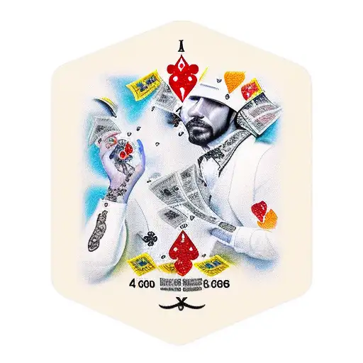 gambling money drugs cards gangsters tattoo design idea