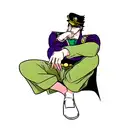 jotaro kujo posing tattoo design idea