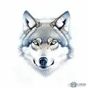 three wolves tattoo design idea