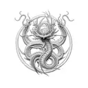 shenron tattoo design idea