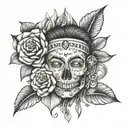 naira tattoo design idea