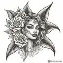 naira tattoo design idea