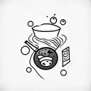 A minimalist bubble tea cup with a tiny airplane flying out of it, symbolizing the client's love for travel and bubble tea. tattoo design idea