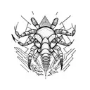 taurus, scorpion, Gemini tattoo design idea