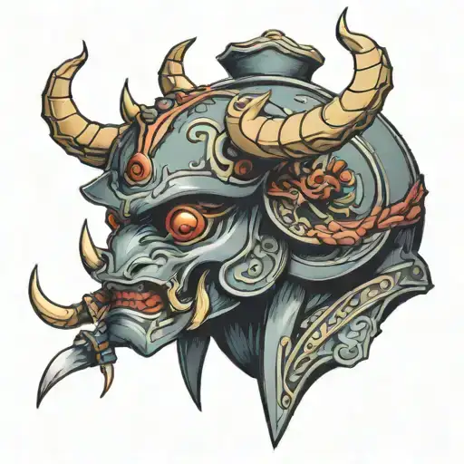 Kabuto tattoo design idea