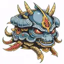 Kabuto tattoo design idea