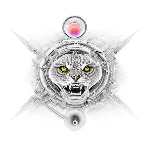 medusa punk tattoo design idea