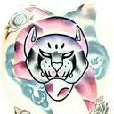 Panther tattoo design idea