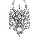  Merlin  tattoo design idea