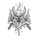  Merlin  tattoo design idea