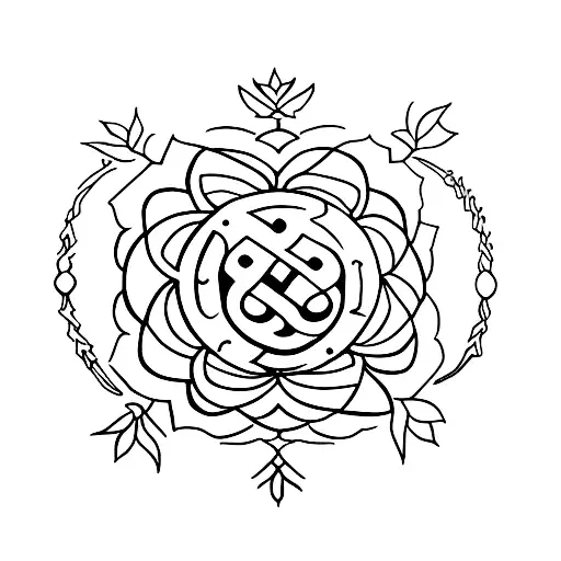  Hindu symbol tattoo design idea