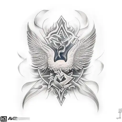 ave fenix tattoo design idea