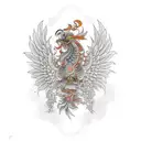 ave fenix tattoo design idea