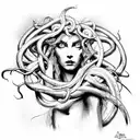 Medusa tattoo design idea