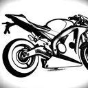 yamaha yzf r125 tattoo design idea