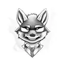 Sly Cooper  tattoo design idea