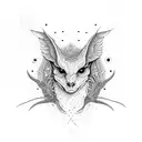 thestral tattoo design idea