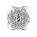 celtic witch knot  tattoo design idea