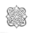 celtic witch knot  tattoo design idea