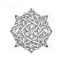 celtic witch knot  tattoo design idea