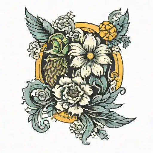 poland and ukraine  tattoo design idea