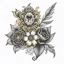 poland and ukraine  tattoo design idea