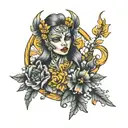 poland and ukraine  tattoo design idea